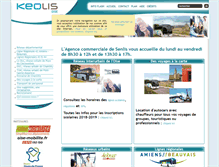 Tablet Screenshot of keolis-oise.com